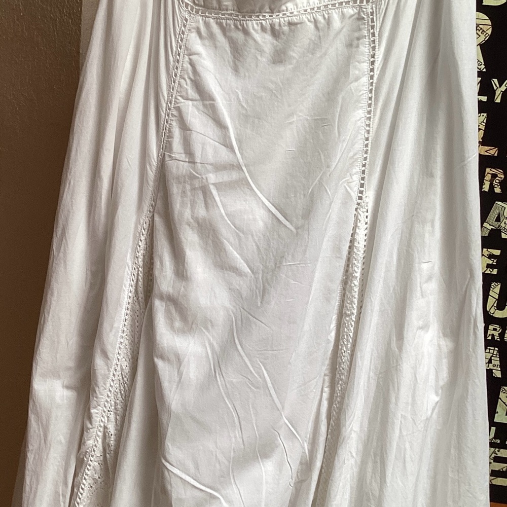 Ashley Stewart white embellish lace skirt, size 16W